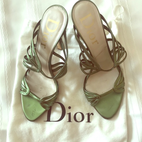 Dior Shoes - Dior Metallic Sandals